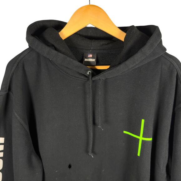 Insomniac Vintage Countdown Pullover Hoodie Men’s XL - Streetwear Punk Skater - Picture 4 of 11